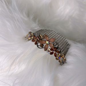 Soho Genuine Crystals Small Hair Comb 2.5 inches